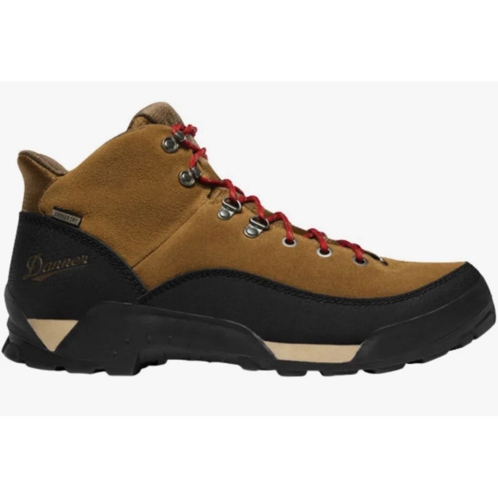 Danner 10.5 EE Panorama Mid 6" Boots "Brown / Red" Waterproof Hiking Worn Once